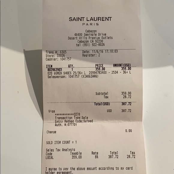 YSL tribute two pumps - camel - Picture 9 of 9